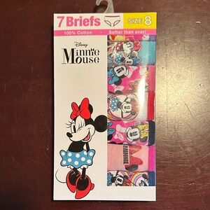 Disney Minnie Mouse Colorful Girls' Briefs Pack